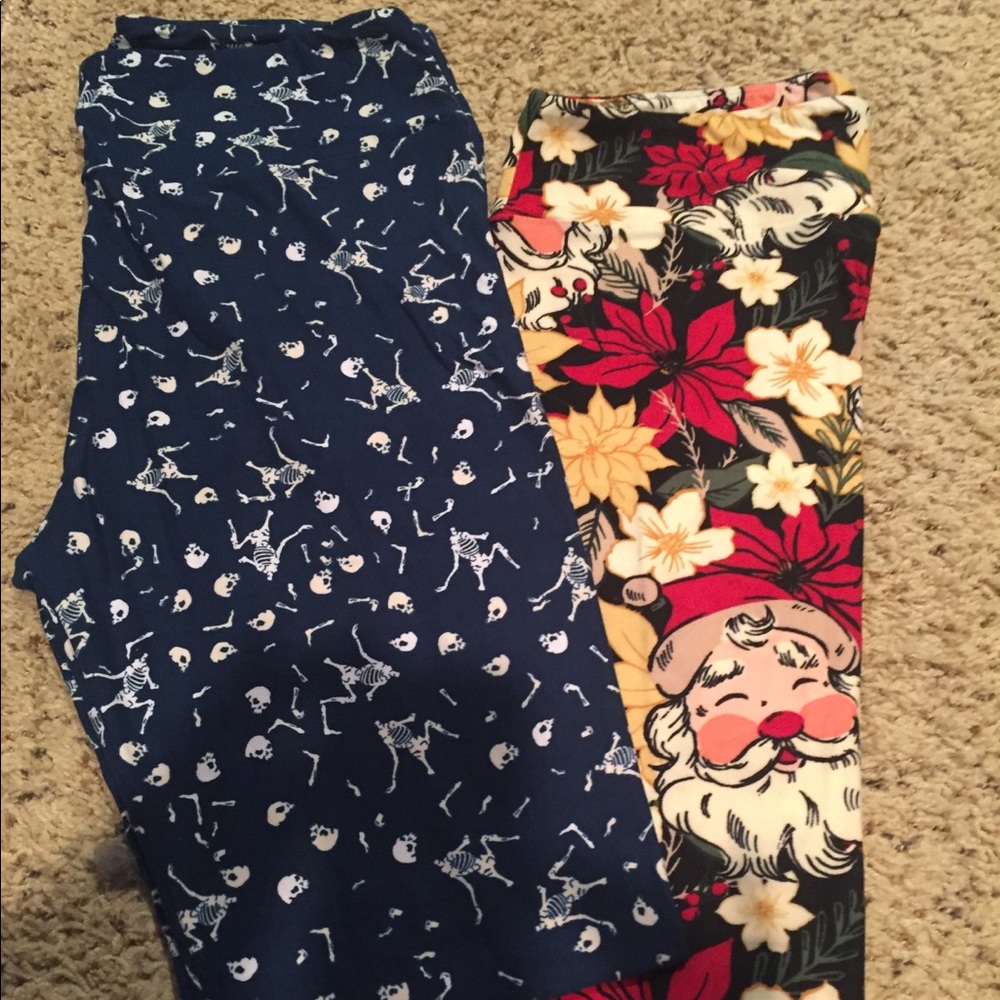 LuLaRoe holiday TC legging bundle